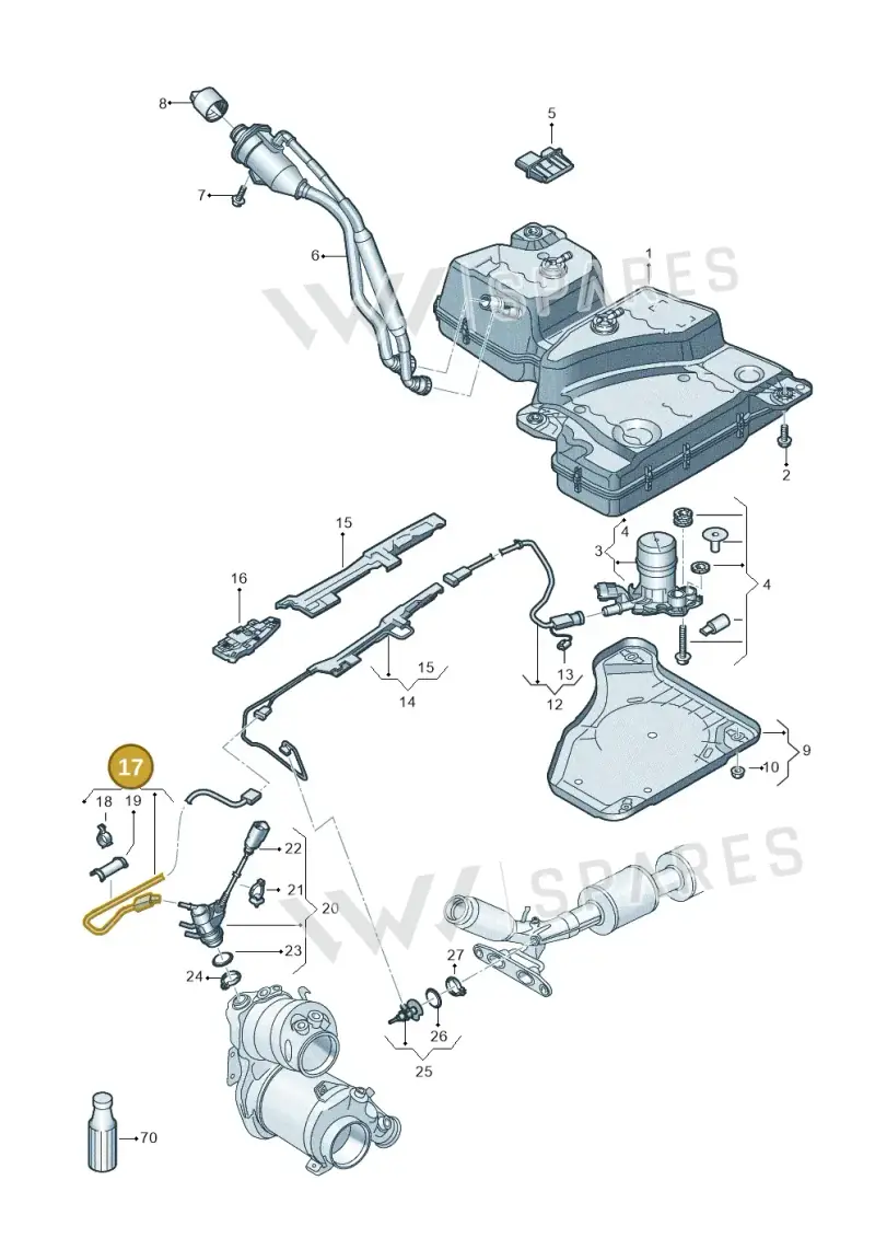 5QF131984AG — SEAT Tarraco FR (2018-2024) diagram 884253102, position 17