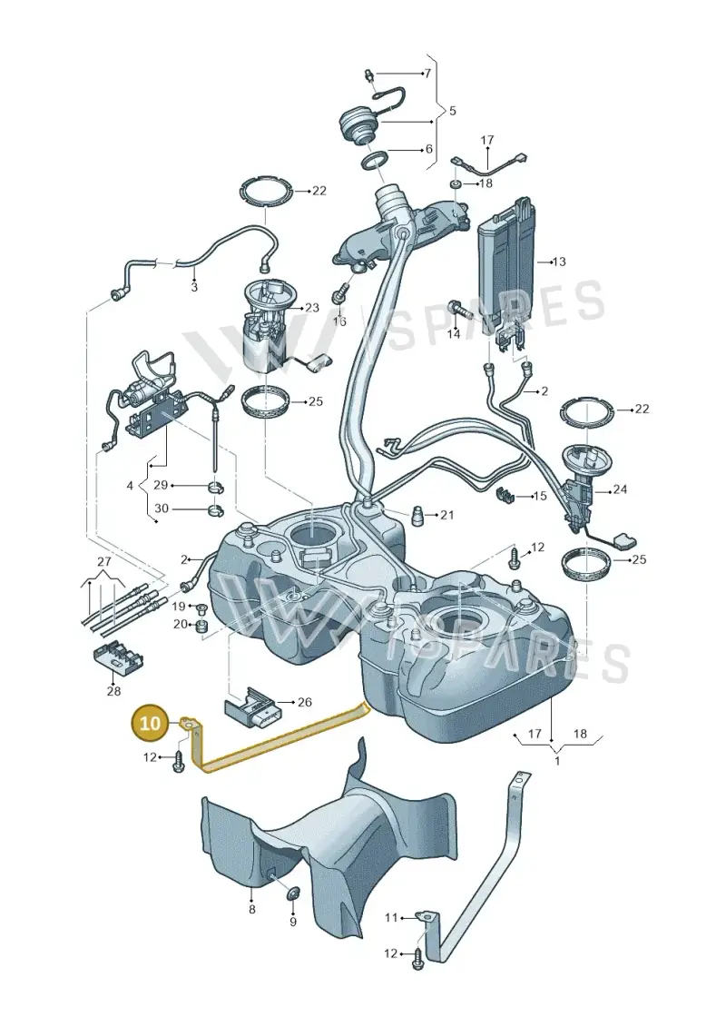 5QF201656D — SEAT Tarraco FR (2018-2024) diagram 884201450, position 10