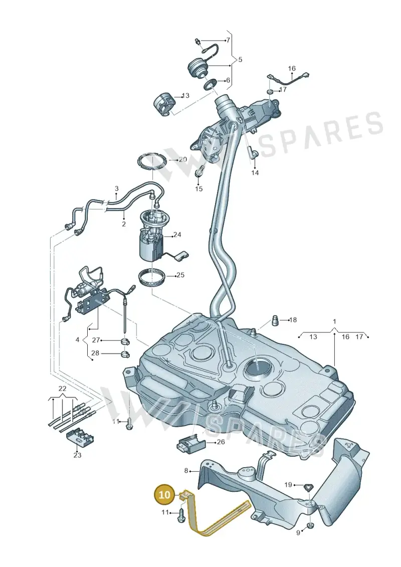 5QF201656E — SEAT Tarraco FR (2018-2024) diagram 869201600, position 10