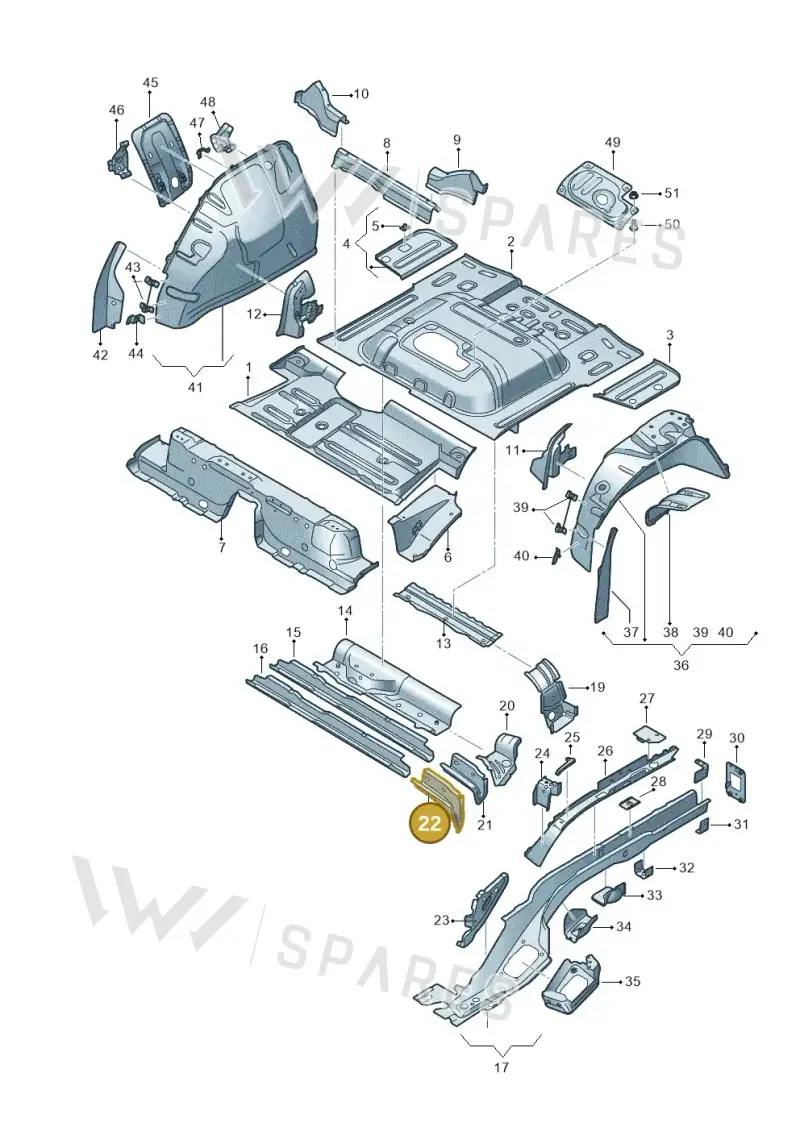 5QF801161 — SEAT Tarraco FR (2018-2024) diagram 591803020, position 22