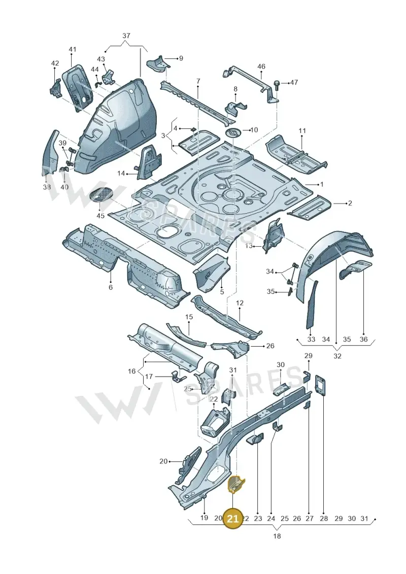 5QF801772 — SEAT Tarraco FR (2018-2024) diagram 591803010, position 21