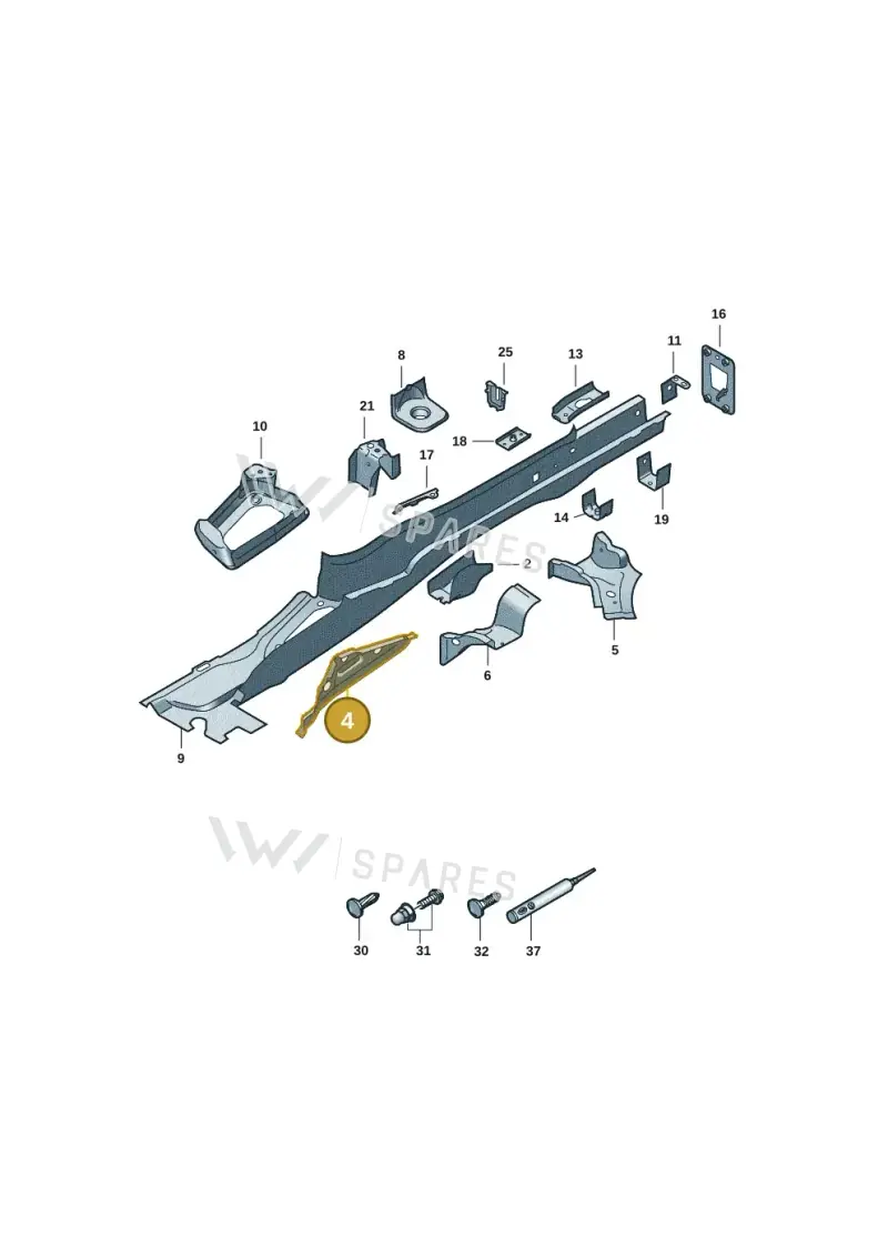 5QF802558 — SEAT 578 platform diagram 57x803401, position 4