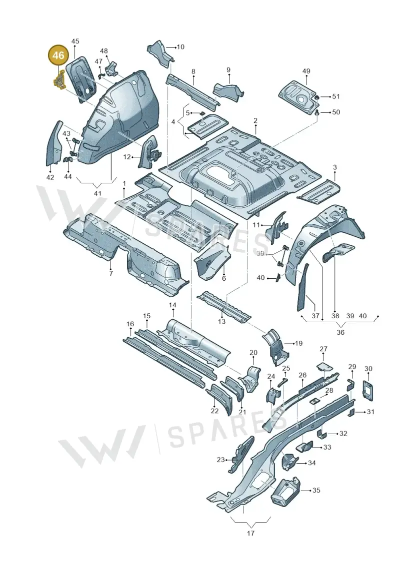 5QF803481 — SEAT Tarraco FR (2018-2024) diagram 591803020, position 46