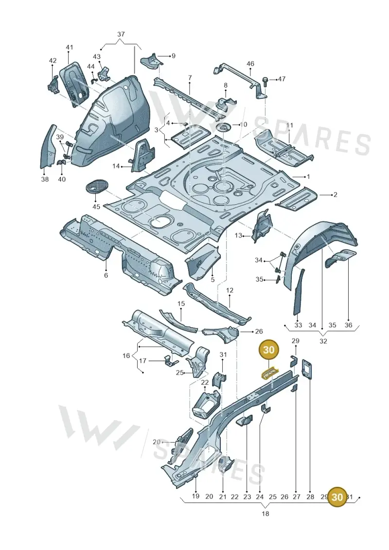 5QF803697 — SEAT Tarraco FR (2018-2024) diagram 591803010, position 30