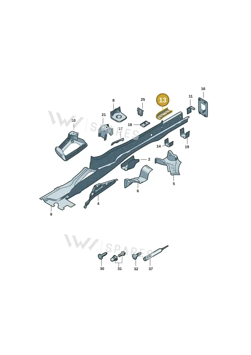 5QF803698 — SEAT 578 platform diagram 57x803401, position 13