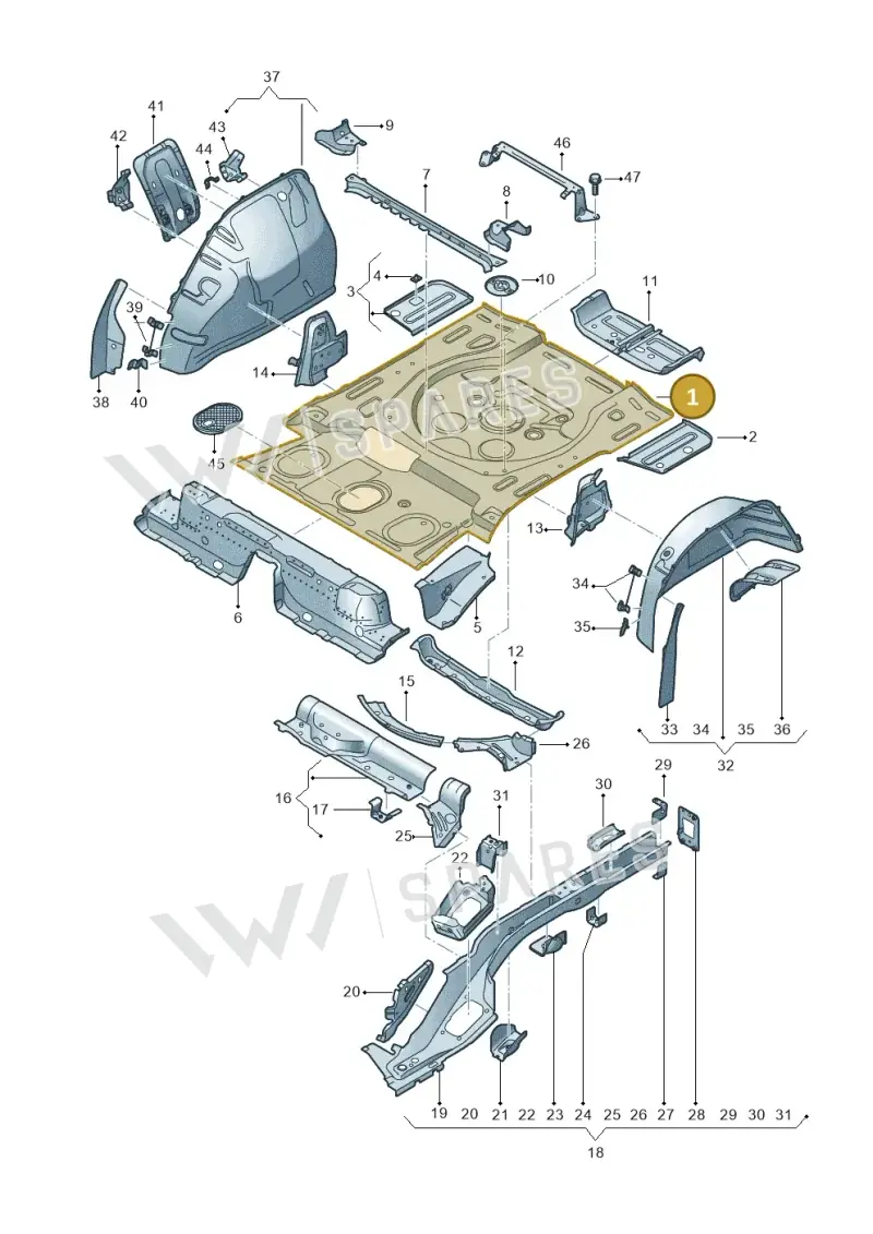 5QF813115B — SEAT Tarraco FR (2018-2024) diagram 591803010, position 1