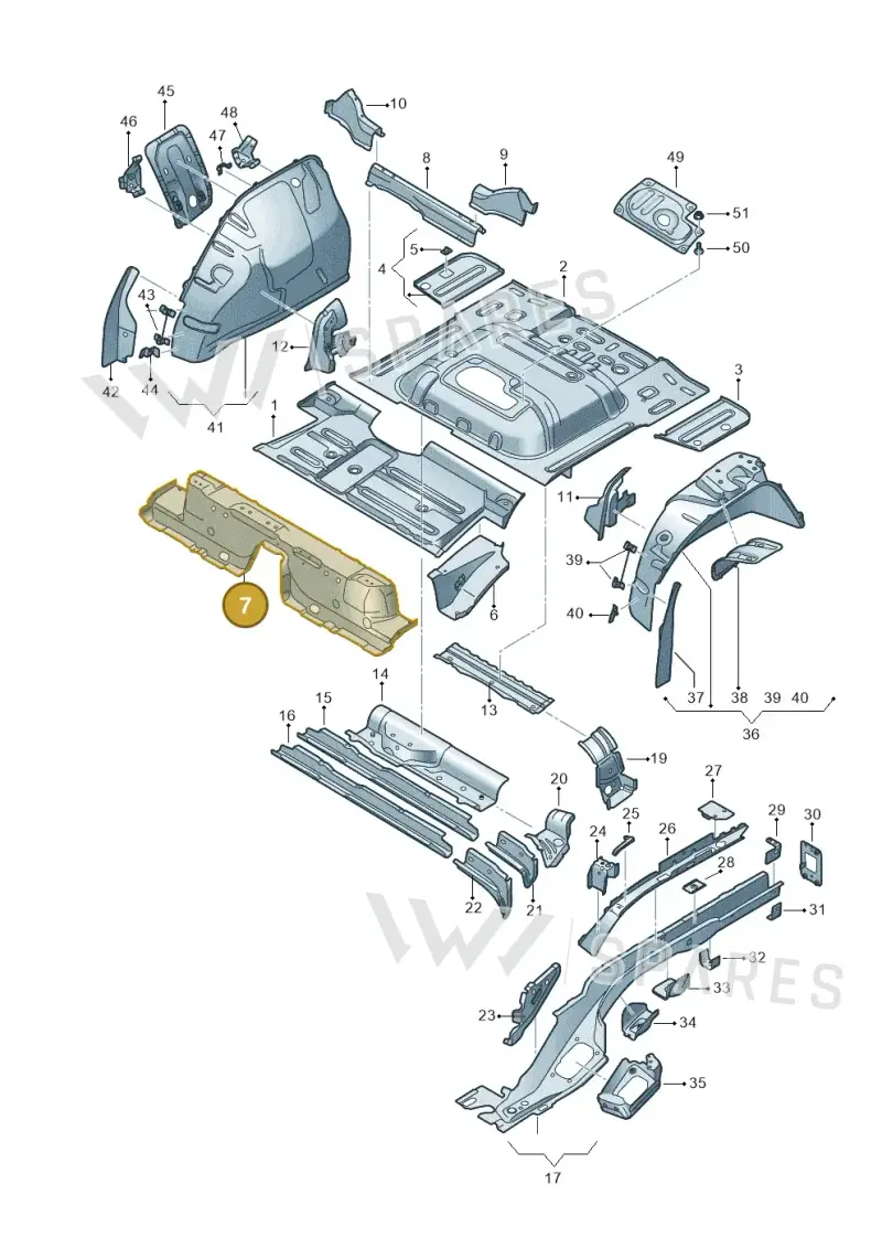 5QF813146A — SEAT Tarraco FR (2018-2024) diagram 591803020, position 7