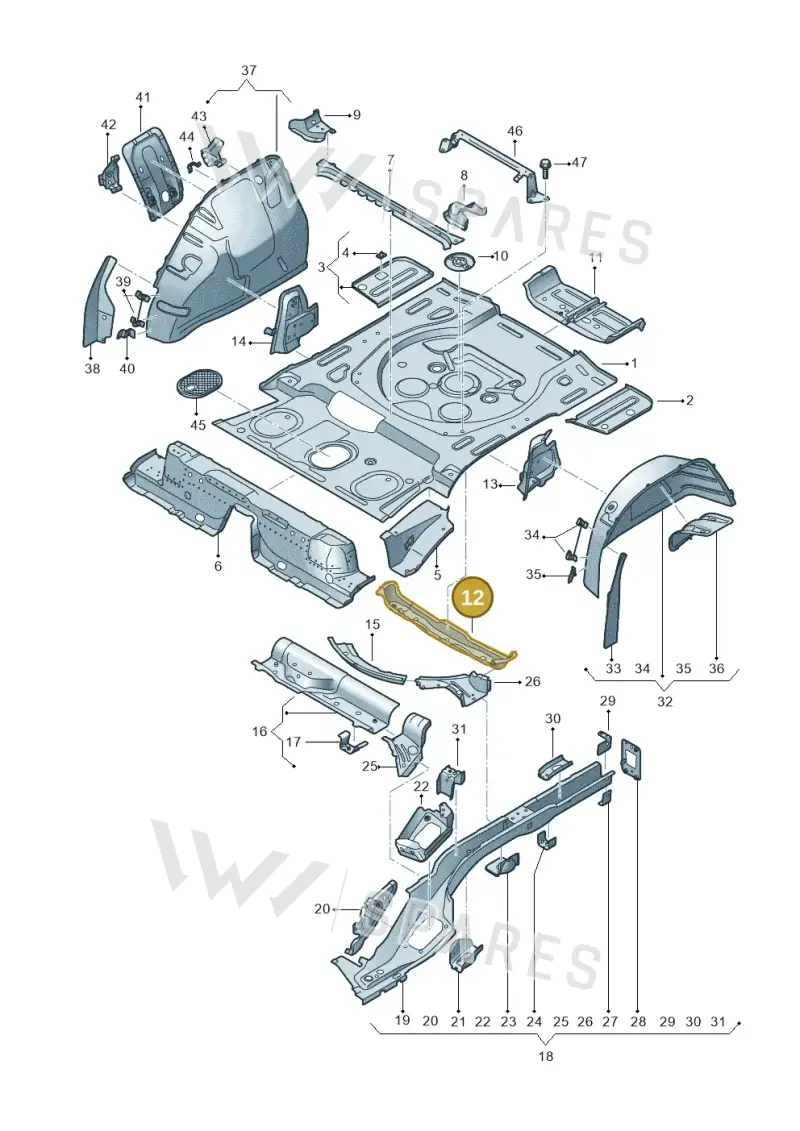 5QF813518 — SEAT Tarraco FR (2018-2024) diagram 591803010, position 12