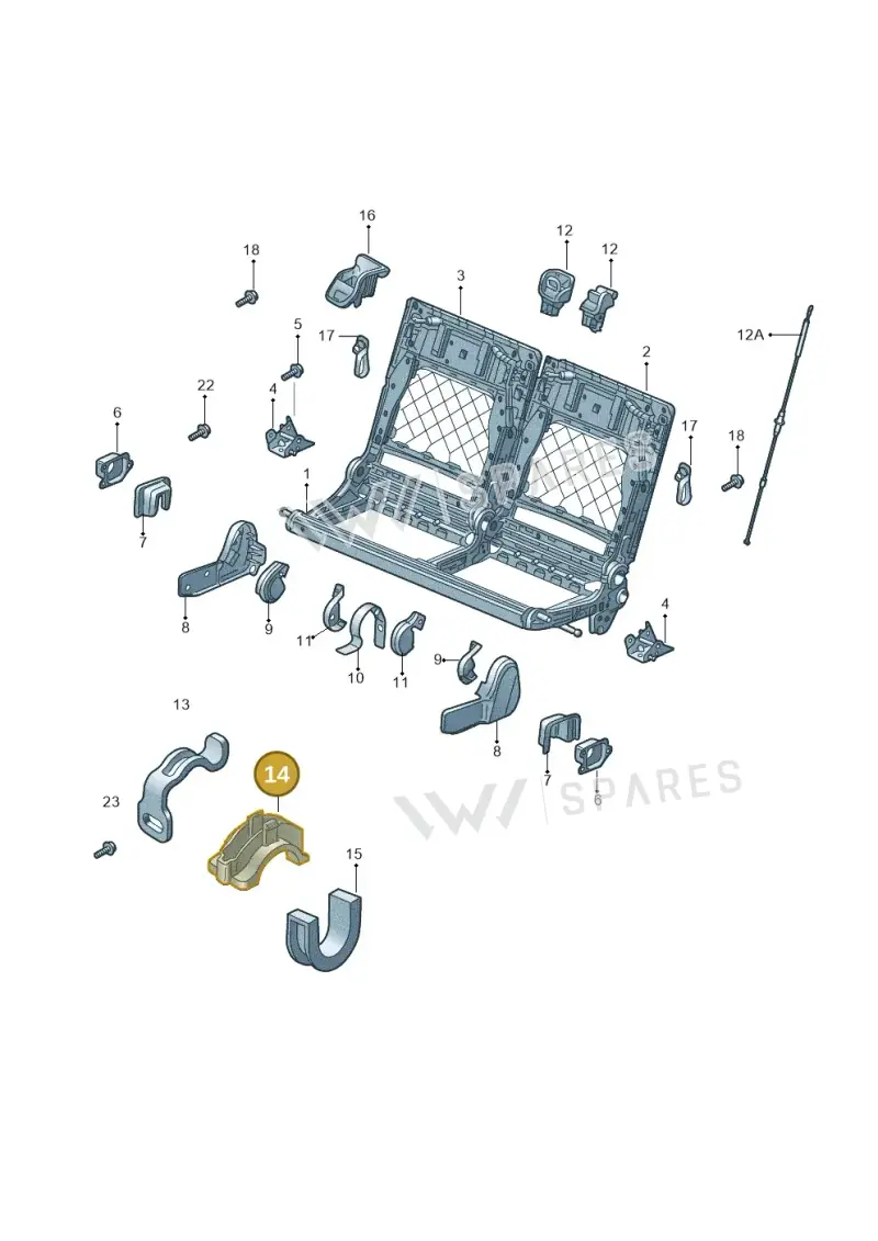 5QF888560A — SEAT Tarraco FR (2018-2024) diagram 804885800, position 14