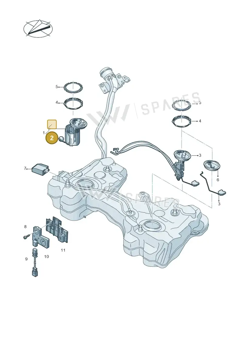 5QF919673F — SEAT Tarraco FR (2018-2024) diagram 746919350, position 2