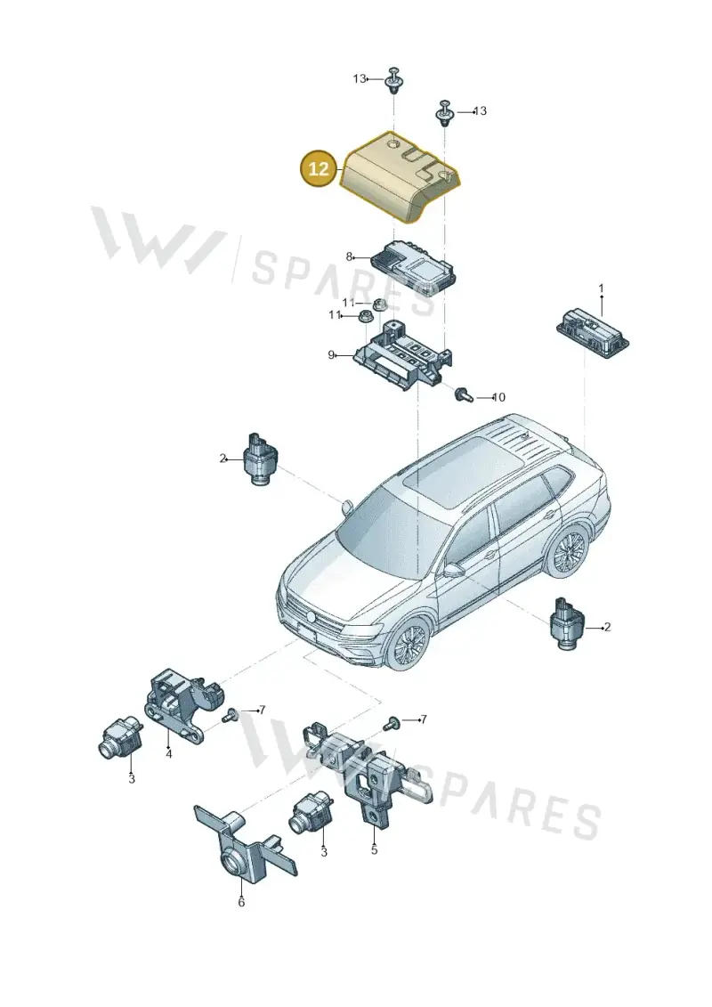 5QF9721369B9 — SEAT Tarraco FR (2018-2024) diagram 833907200, position 12