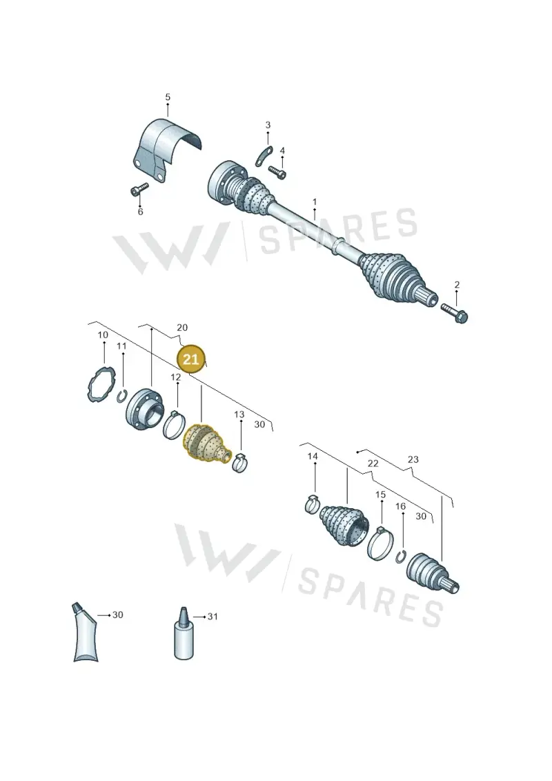 5QM498201 — SEAT Ateca Style (2016-) diagram 793407200, position 21
