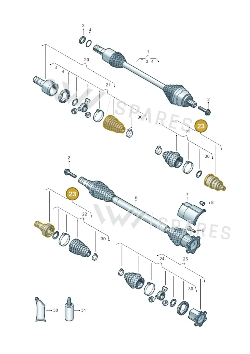 5QN498099 — SEAT Formentor TSI CUPRA (2020-) diagram 827407390, position 23