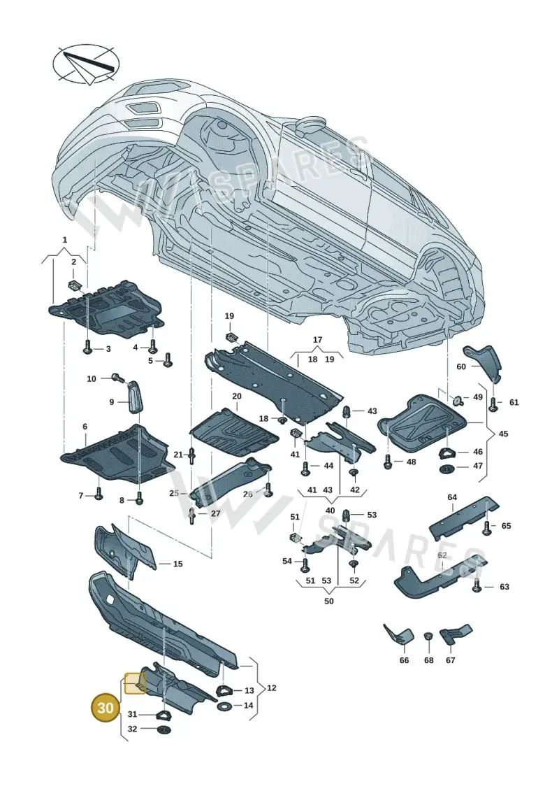 5QS825613 — SEAT 578 platform diagram 57h825000, position 30