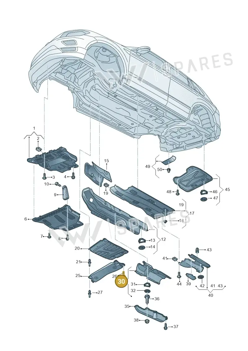 5QS825613 — SEAT Tarraco FR (2018-2024) diagram 591825000, position 30
