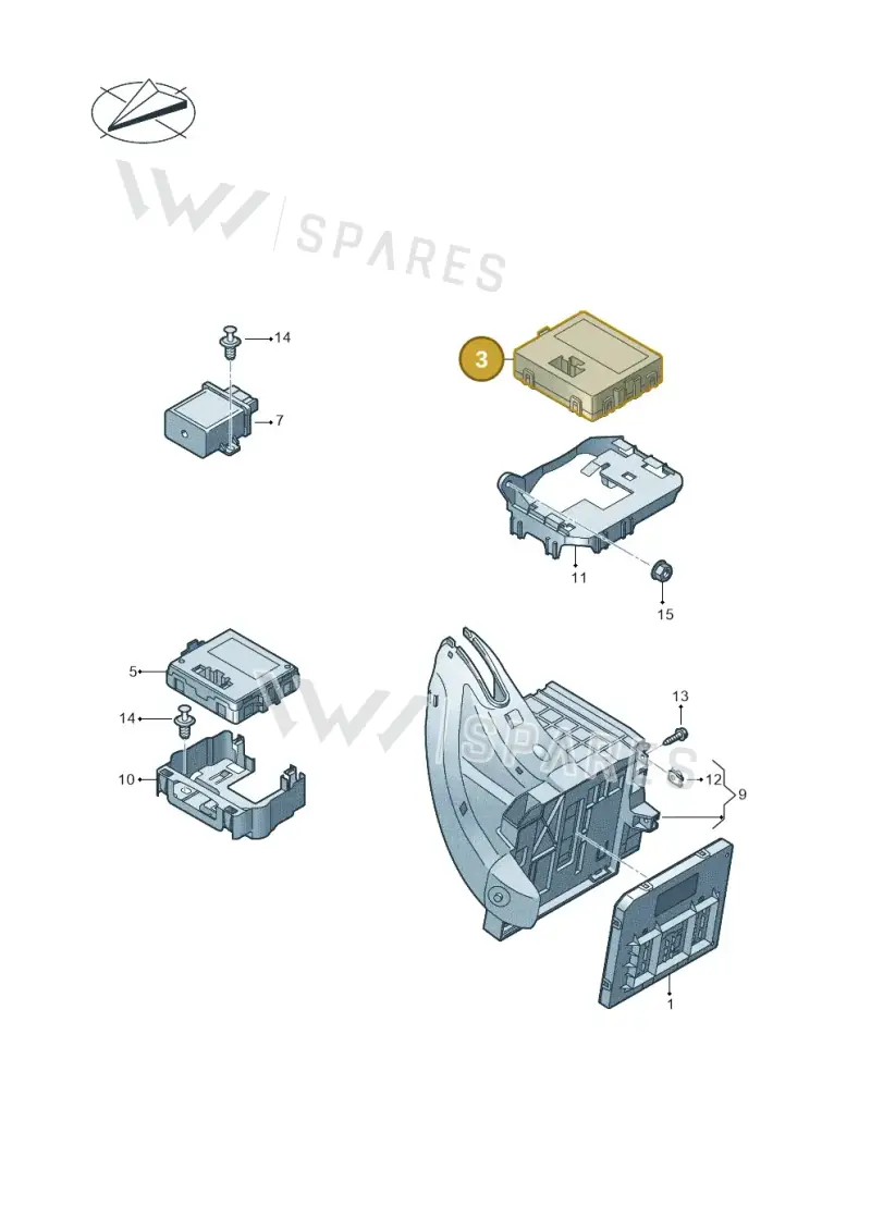 5QS907530D — SEAT Formentor TSI CUPRA (2020-) diagram 793937520, position 3