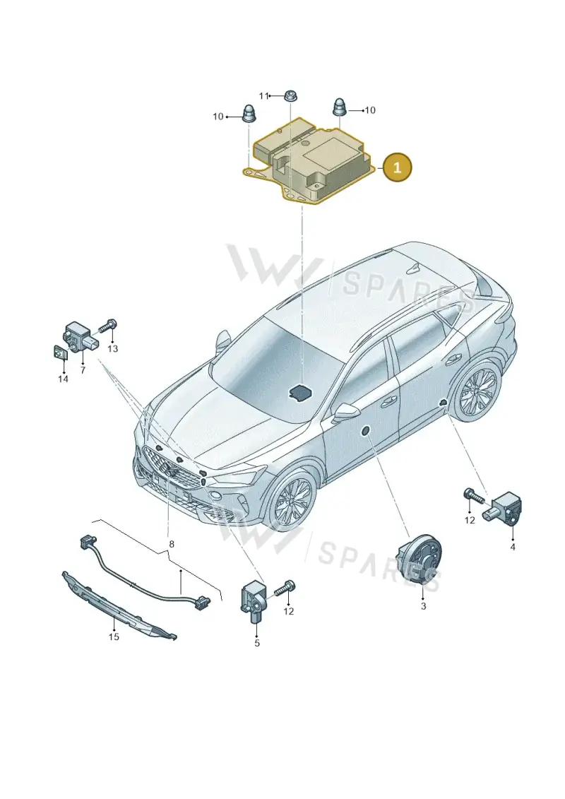 5QS959655D — SEAT Formentor TSI CUPRA (2020-) diagram 5ff959030, position 1