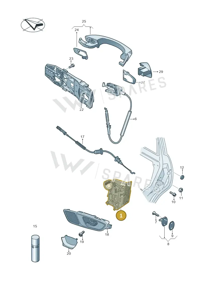 5TA839016L — SEAT Arona FR (2017-) diagram 893839000, position 1