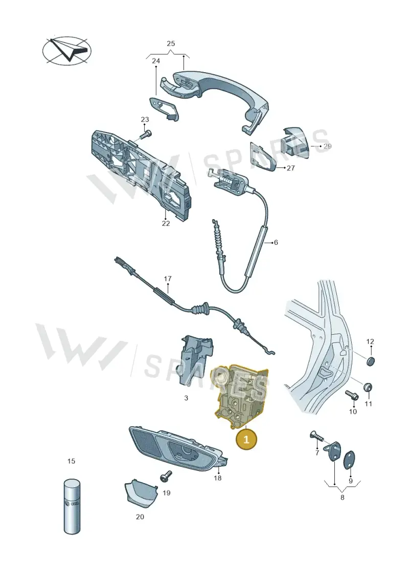 5TA839016P — SEAT Formentor TSI CUPRA (2020-) diagram 754839000, position 1