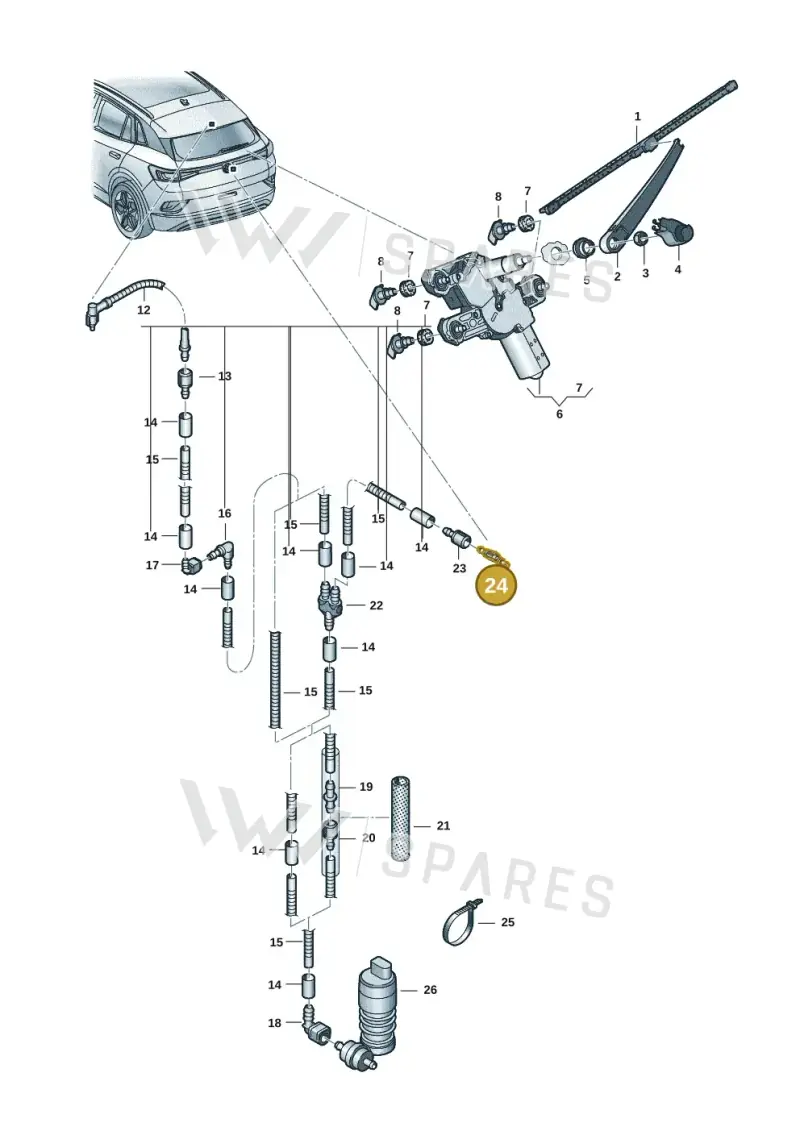 5TA955993 — SEAT EBoost CUPRA (2021-) diagram 11a955020, position 24