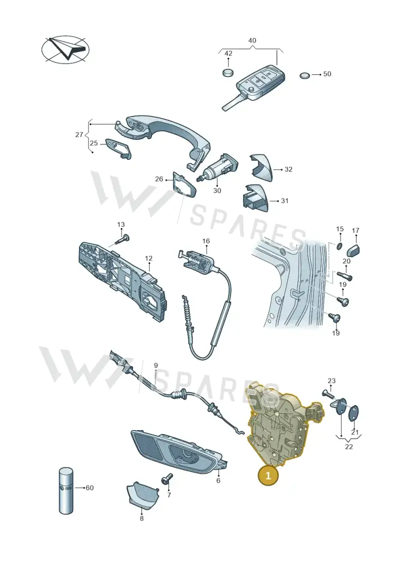 5TC837015B — SEAT Arona FR (2017-) diagram 893837000, position 1