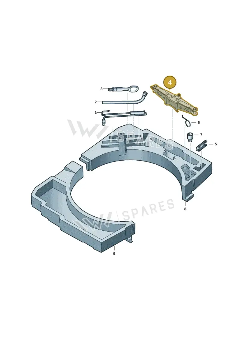 5WA011031 — SEAT Formentor TSI CUPRA (2020-) diagram 5ff011010, position 4
