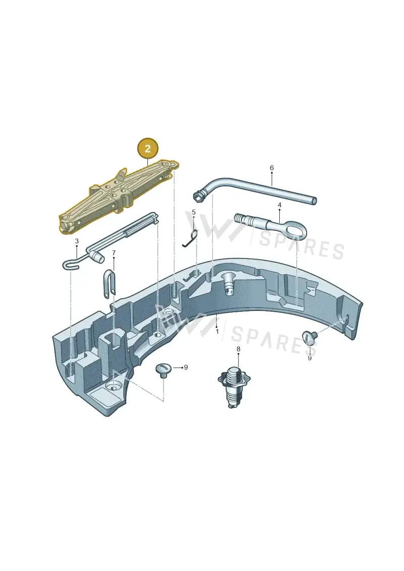 5WA011031 — SEAT Formentor TSI CUPRA (2020-) diagram 754011000, position 2