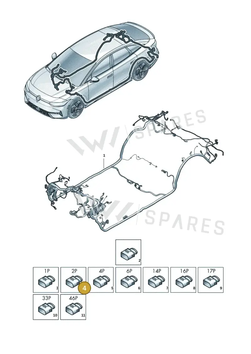 5WA035447 — Volkswagen ID.7 (2023-2025) diagram 14b972000, position 4