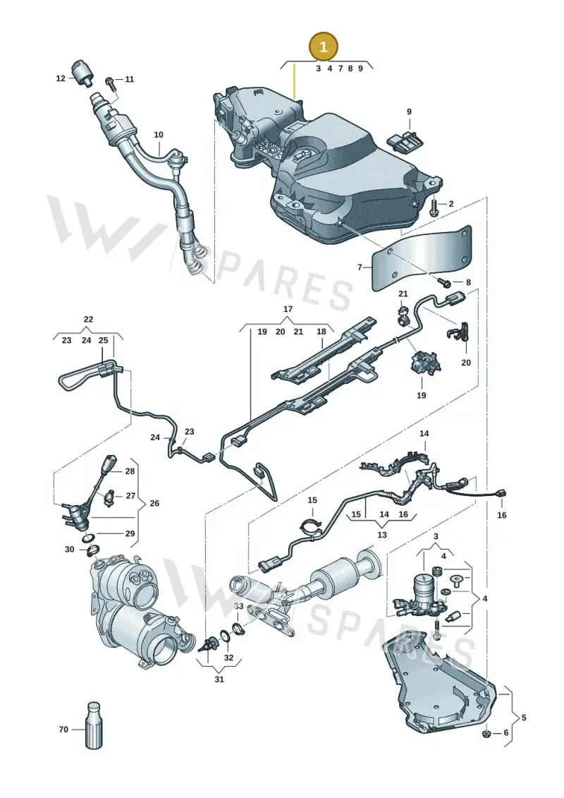 5WA131877Q — SEAT Formentor TSI CUPRA (2020-) diagram 5h0253106, position 1