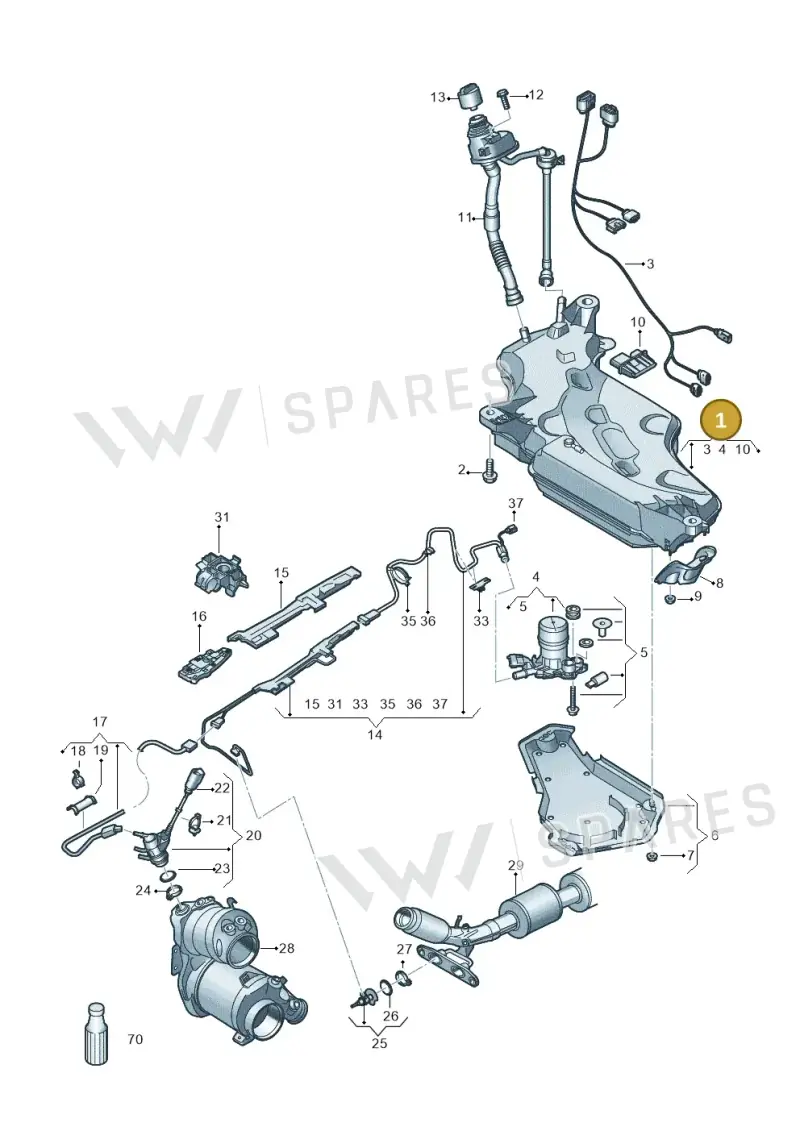5WA131877R — SEAT Ateca Style (2016-) diagram 834201120, position 1