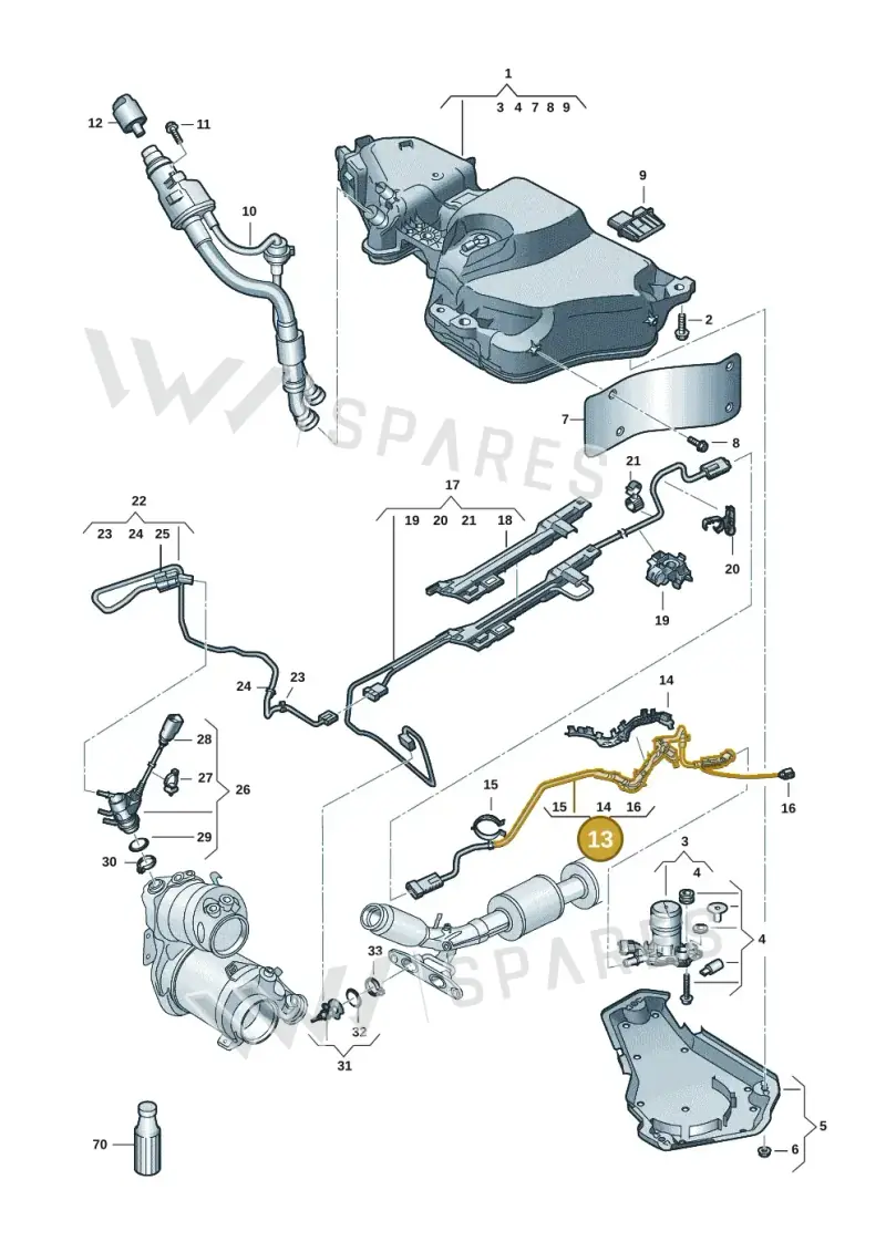 5WA131962F — SEAT Formentor TSI CUPRA (2020-) diagram 5h0253106, position 13