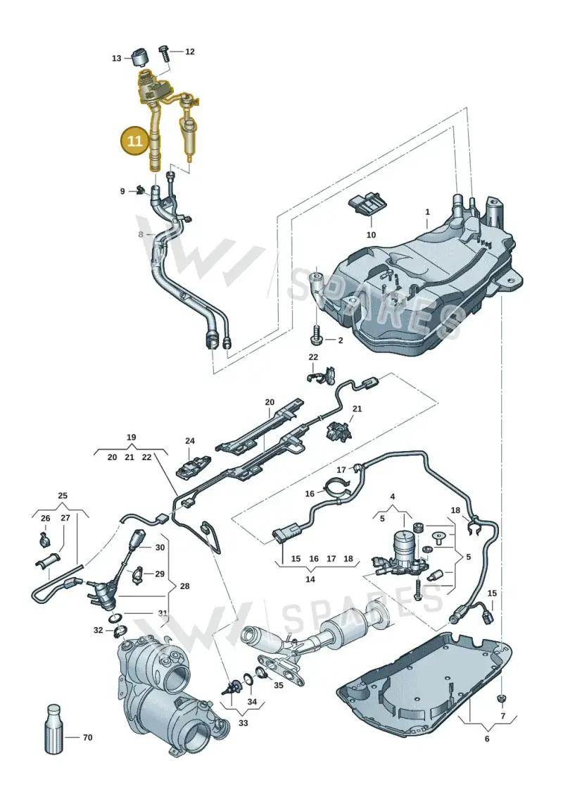 5WA131965 — SEAT CUPRA Formentor (2020-) diagram 5h0253102, position 11