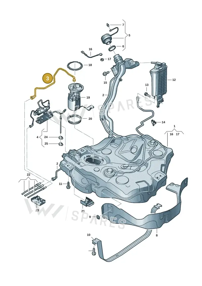 5WA201293F — SEAT Formentor TSI CUPRA (2020-) diagram 827201037, position 3