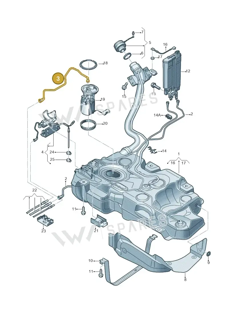 5WA201293G — SEAT Leon style (2019-) diagram 746201300, position 3
