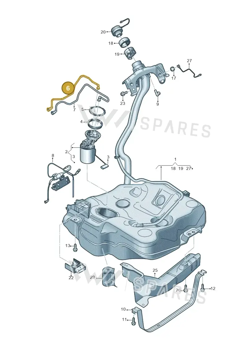 5WA201293G — SEAT Formentor TSI CUPRA (2020-) diagram 596201050, position 6