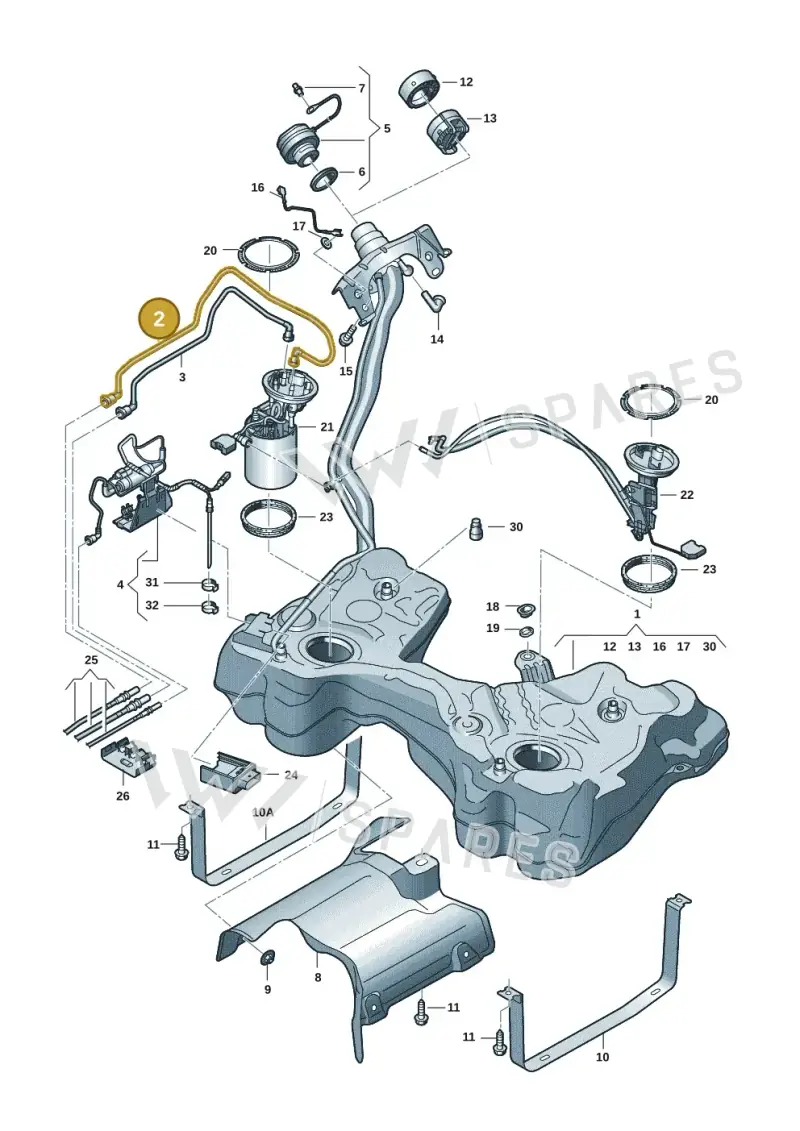 5WA201294D — SEAT Leon style (2019-) diagram 5h0201070, position 2