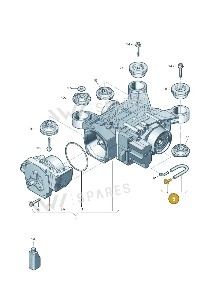 5WA525095 — SEAT Formentor TSI CUPRA (2020-) diagram 884525100, position 5