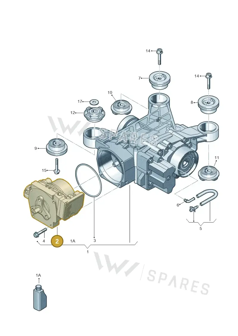 5WA525554 — Volkswagen Teramont (2021-2023) diagram 884525100, position 2