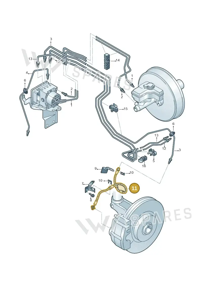 5WA611701 — SEAT Formentor TSI CUPRA (2020-) diagram 745611200, position 11