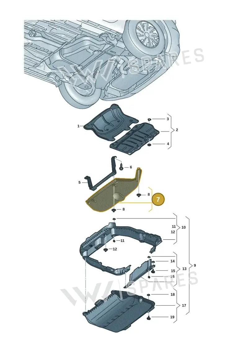 5WA825213 — SEAT Leon style (2019-) diagram 5fn825015, position 7