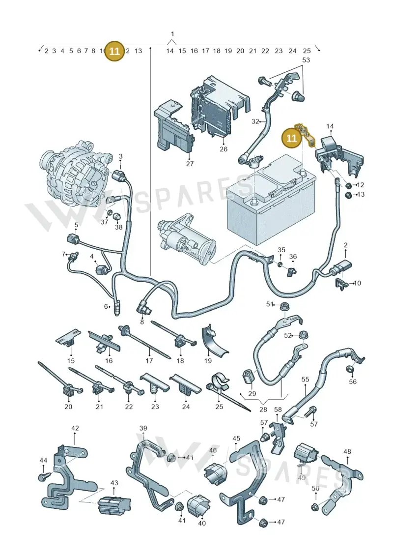 5WA915135A — SEAT Formentor TSI CUPRA (2020-) diagram 596972000, position 11