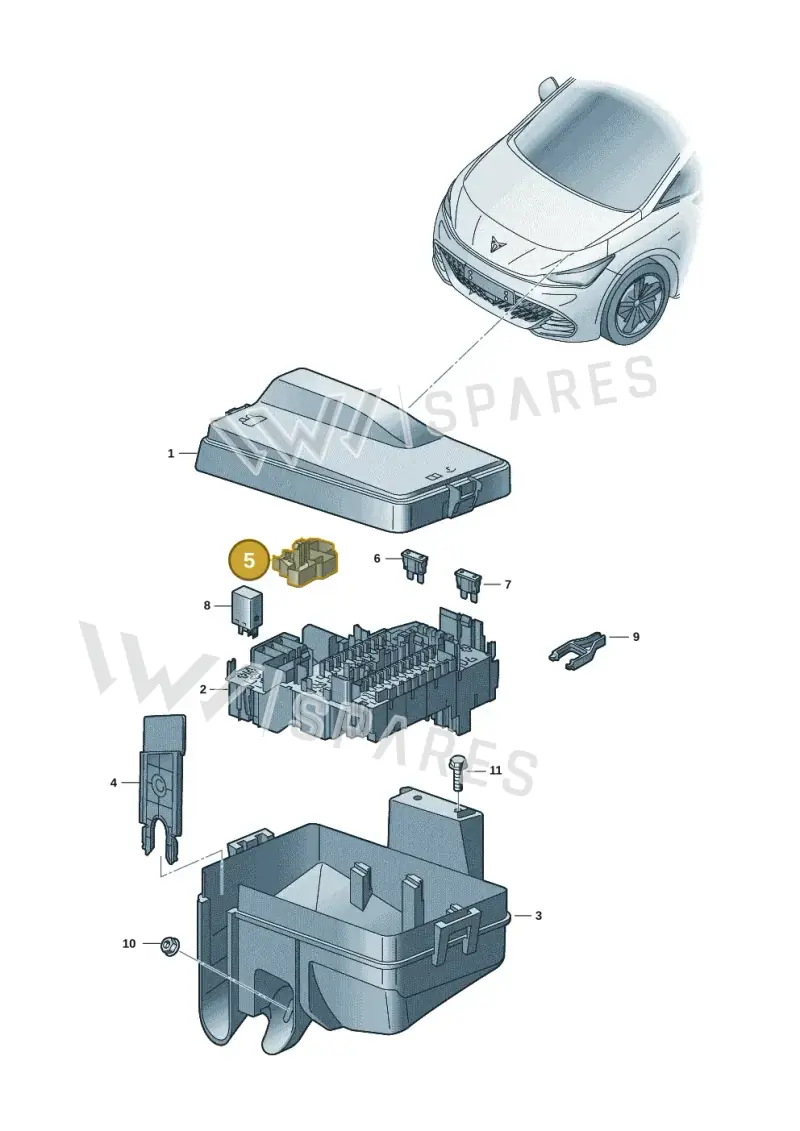 5WA937573A — SEAT Tavascan Cupra (2023-) diagram 10s937010, position 5