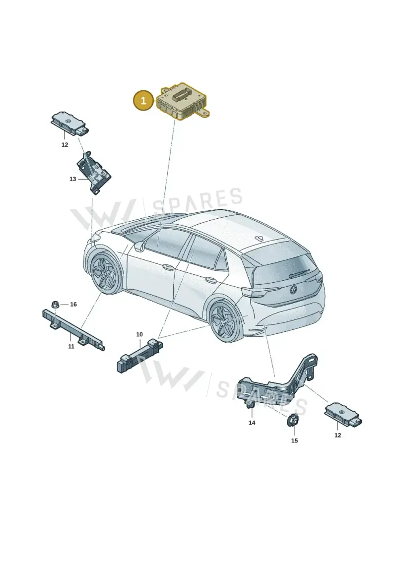 5WA959436N — SEAT EBoost CUPRA (2021-) diagram 10a909000, position 1