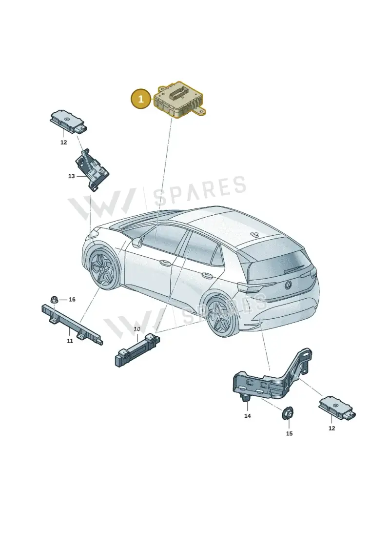 5WA959436Q — SEAT EBoost CUPRA (2021-) diagram 10a909000, position 1