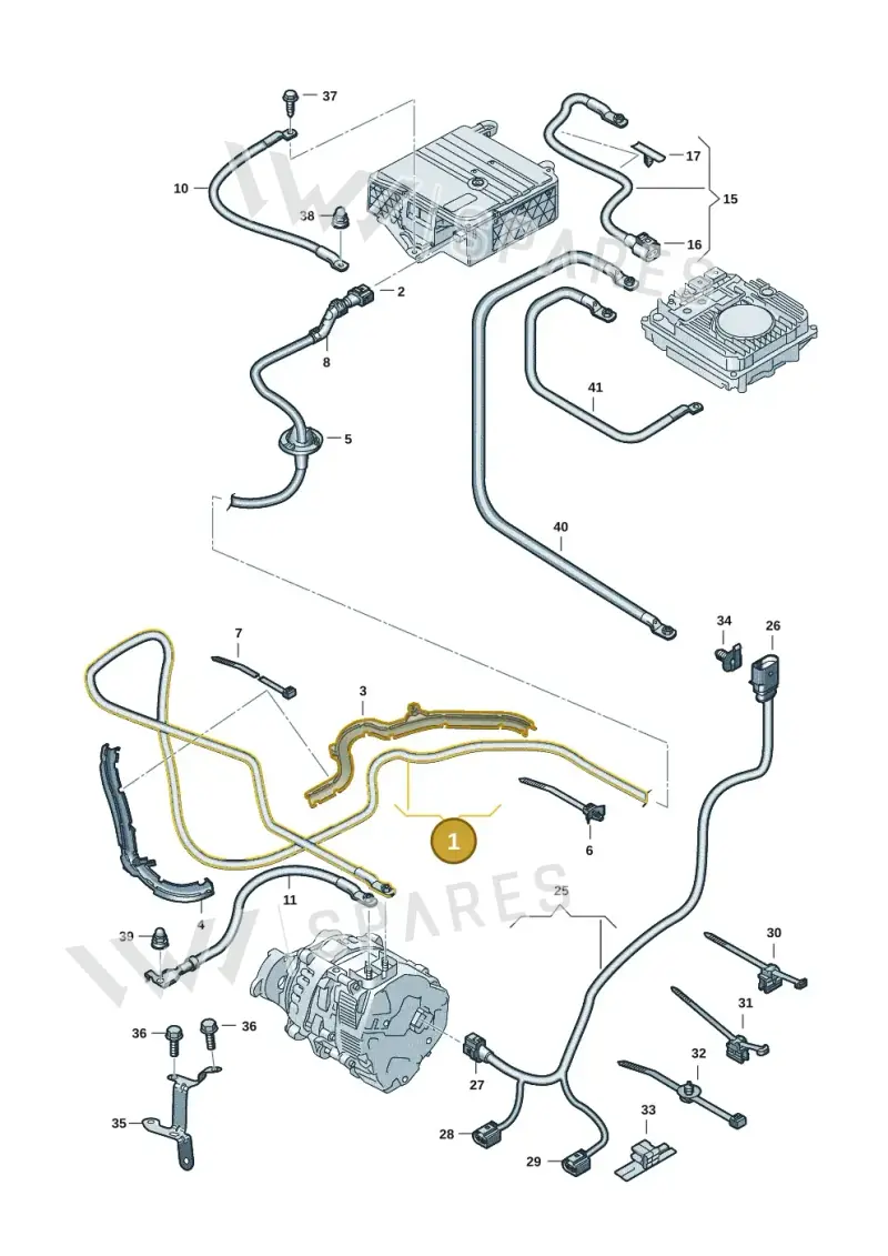 5WA971227H — Skoda Octavia (2019-2022) diagram 5h0971004, position 1