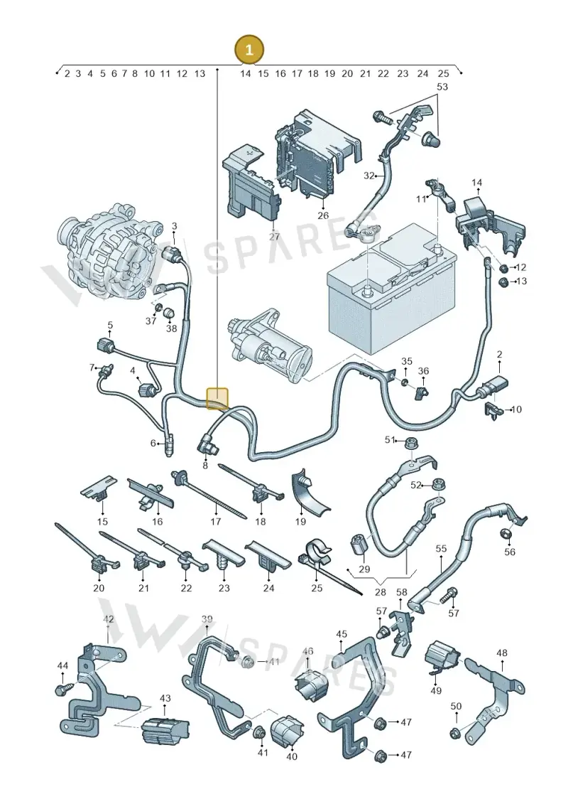 5WA971230DT — SEAT CUPRA Formentor (2020-) diagram 596972000, position 1