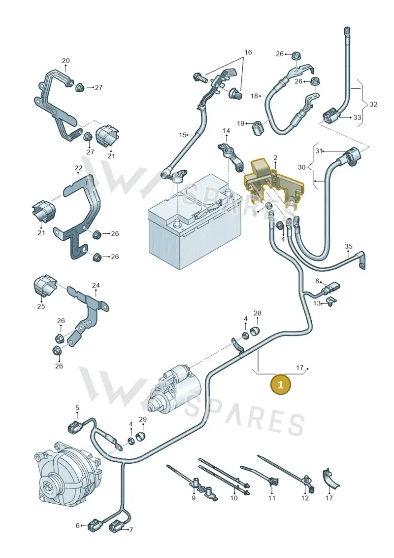 5WA971230EM — SEAT Leon (2019-) diagram 5h0971002, position 1