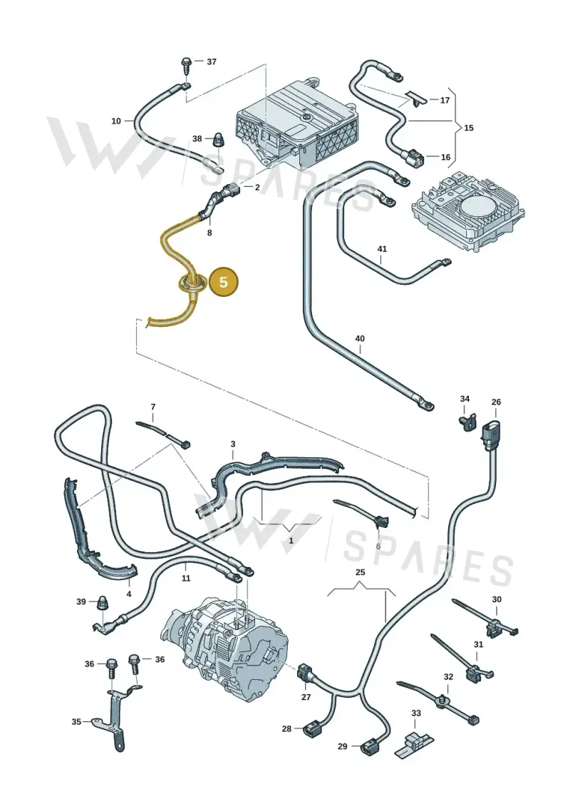5WA971871 — SEAT Leon (2019-) diagram 5h0971004, position 5