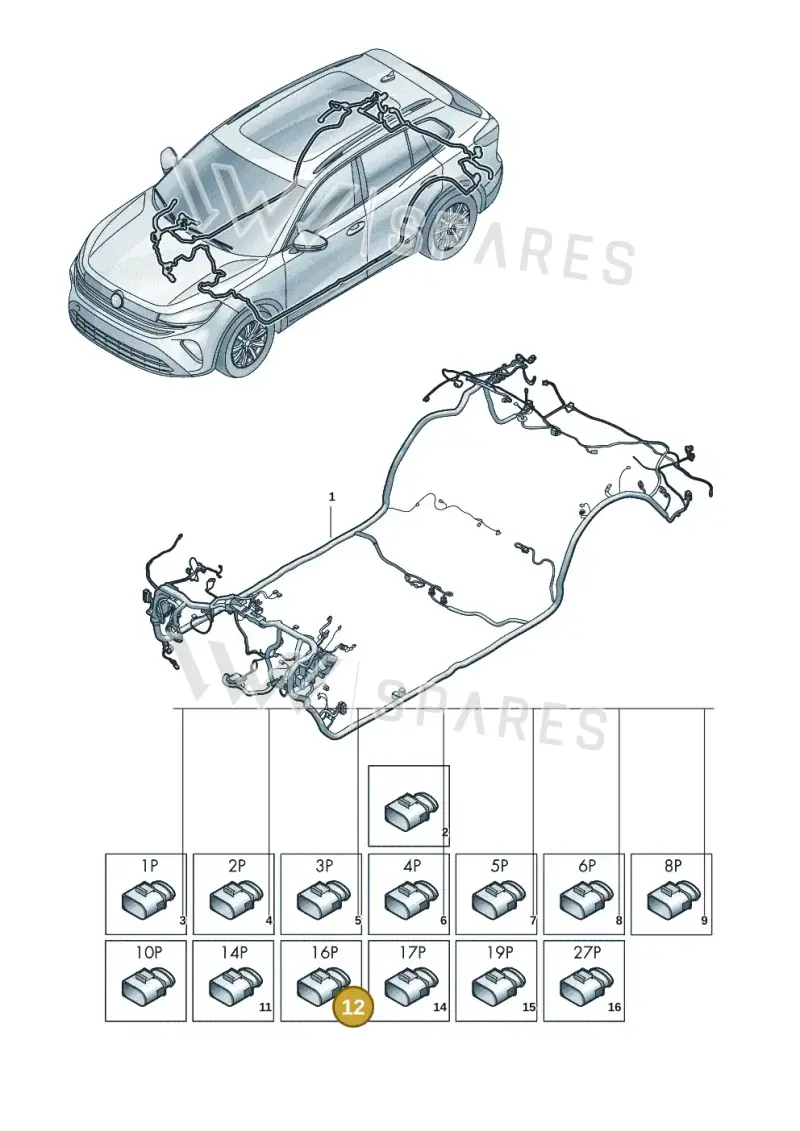 5WA972483 — Skoda Kodiaq (2024-2024) diagram 57x972000, position 12