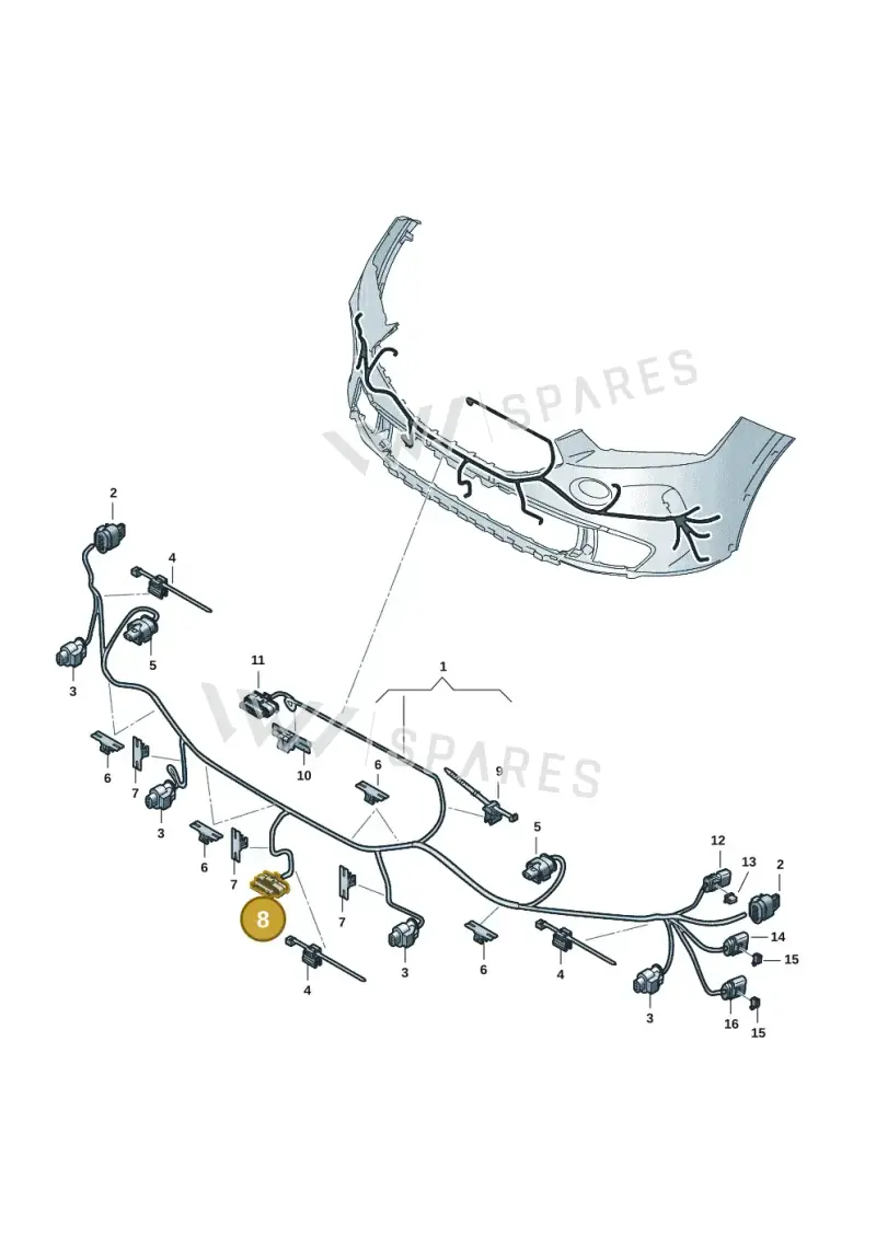 5WA972708A — SEAT Formentor TSI CUPRA (2020-) diagram 5ff971000, position 8